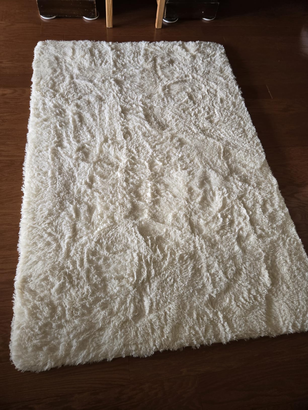 Ophanie 5x7 Area Rugs for Living Room Grey, Fluffy Shag Large Fuzzy Plush Soft Rug, Gray Shaggy Floor Big Carpets for Bedroom Nursery, Kids Home Decor Aesthetic with Over 99 pcs Pile fibers customer photo 2
