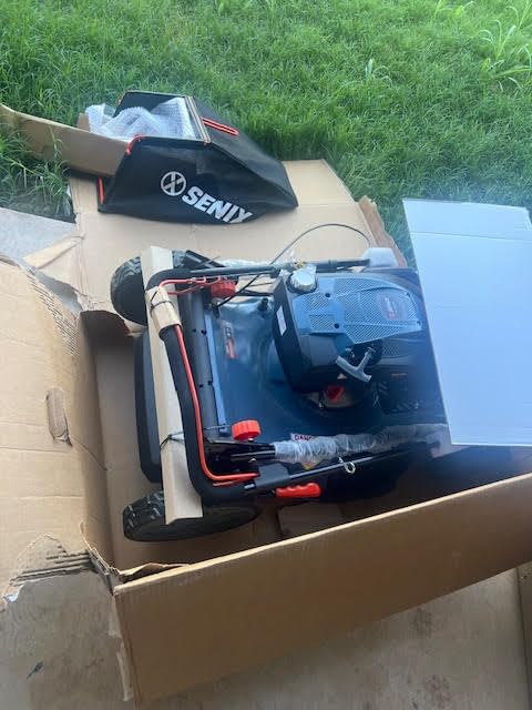 SENIX 22Inch 201cc 3-in-1 Gas Lawn Mower, Rear Wheel Self-Propelled Mower | 4-Cycle Engine, Steel Deck, Mulching, Bagging, Discharging, 6-Position Cutting Height Adjustable, for Yard customer photo 2