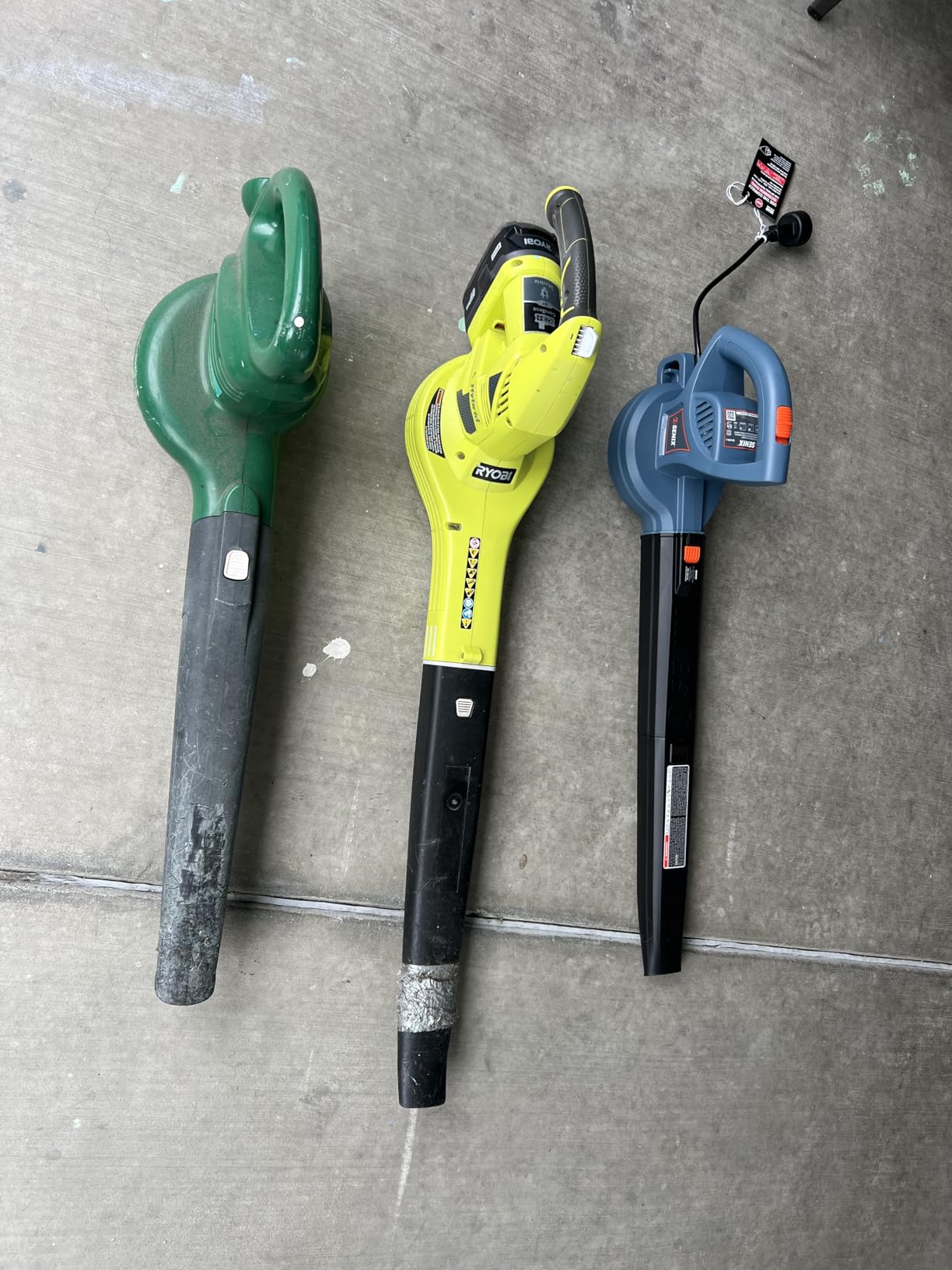 SENIX 3-in-1 Corded Leaf Blower, Leaf Vacuum and Mulcher, 420 CFM & 179 MPH customer photo 1