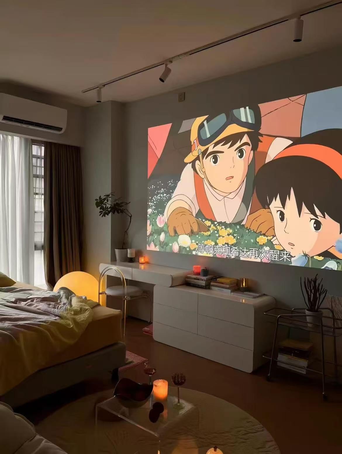 HP Projector Built-in Apps, USB-C Power Bank Compatible for Outdoor MC400 customer photo 2