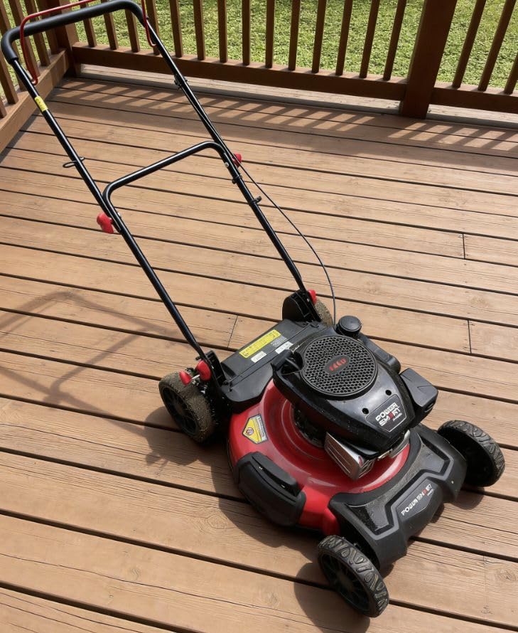 PowerSmart 18-inch 144cc Gas Lawn Mower, Push Mower with Side-Discharge customer photo 1