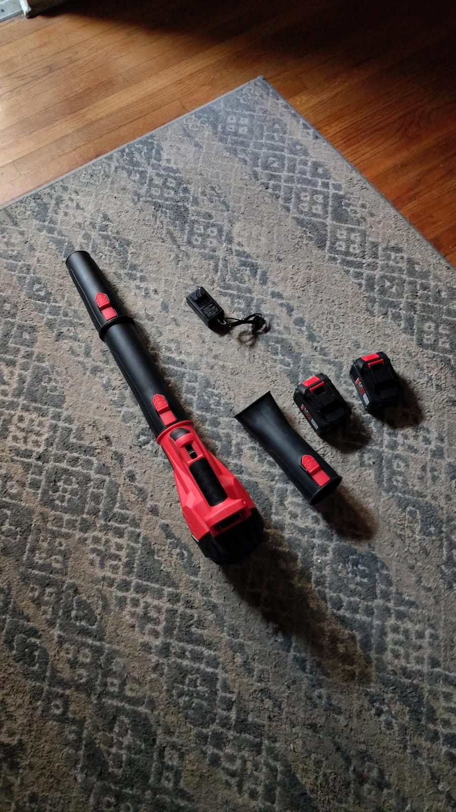 Electric Leaf Blower Cordless with Battery and Charger for Lawn Care Small customer photo 1