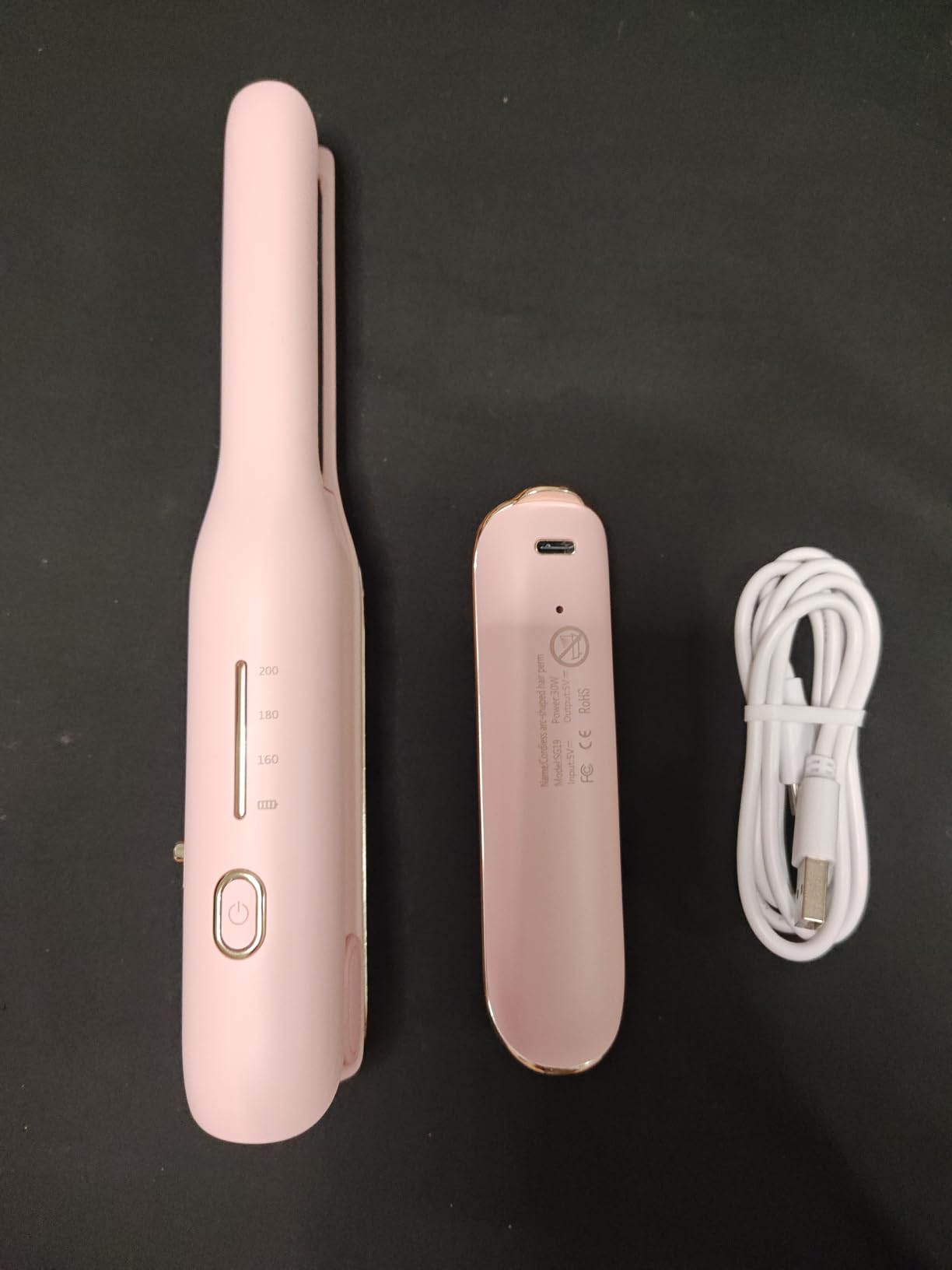 Youbella Cordless Flat Iron for Short Hair, 1/2