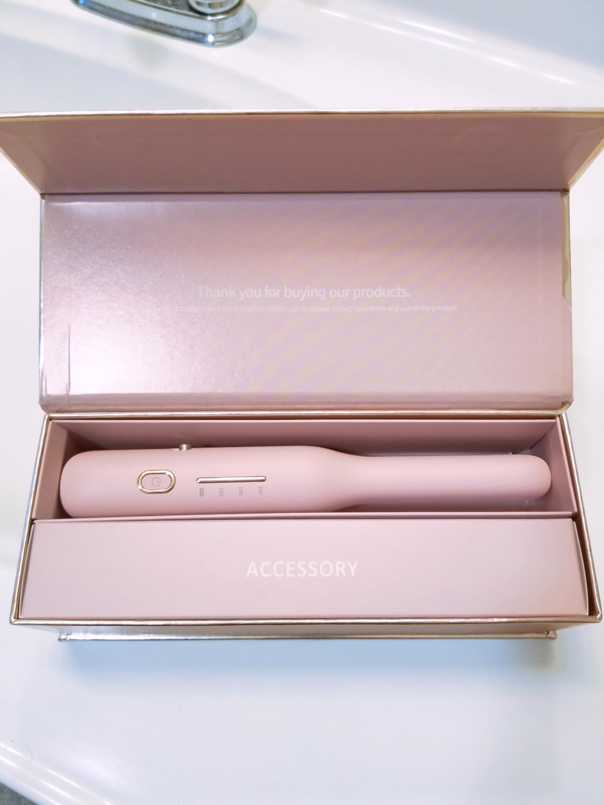 Youbella Cordless Flat Iron for Short Hair, 1/2