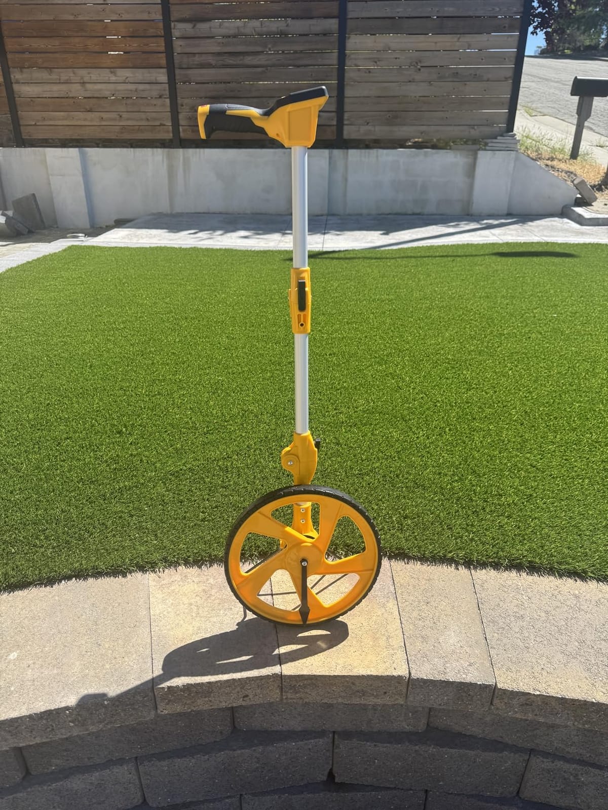 Zozen Measuring Wheel Digital Display, Imperial/Metric,12.5” Orange Roller customer photo 2