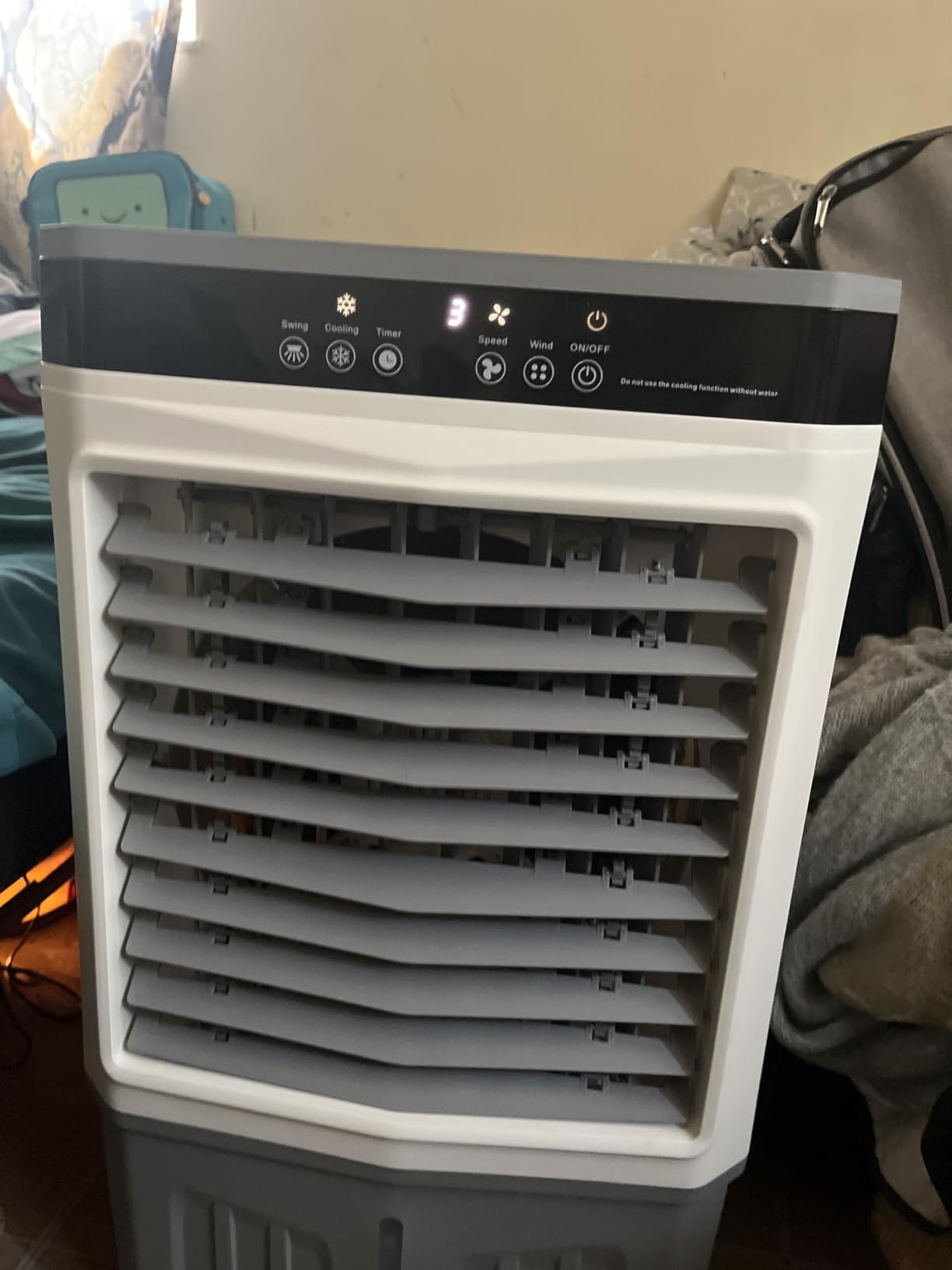 Auertech Evaporative Air Cooler, 1800 CFM Swamp Cooler with 5.3 Gal Water Tank & 6 Ice Packs, 3 Modes & 3 Speeds, 120° Oscillation, 12H Timer, Portable Air Cooling Fan for Bedroom, Home, Office, White customer photo 1