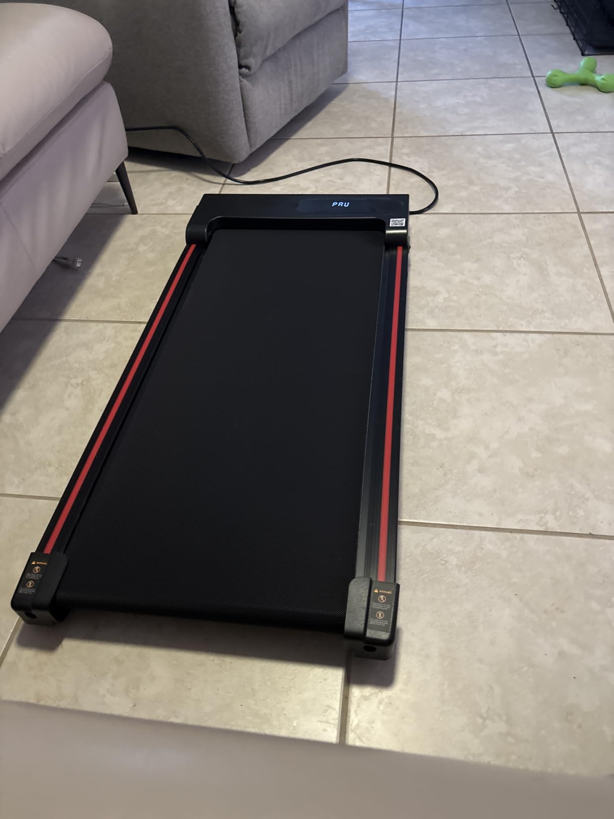 Walking Pad Treadmill for Home - Under Desk Treadmills Portable Mini Compact Walk Pads for Small Spaces Office Indoor Apartment Floor Flat Running Machine with Remote Quiet Lightweight customer photo 2