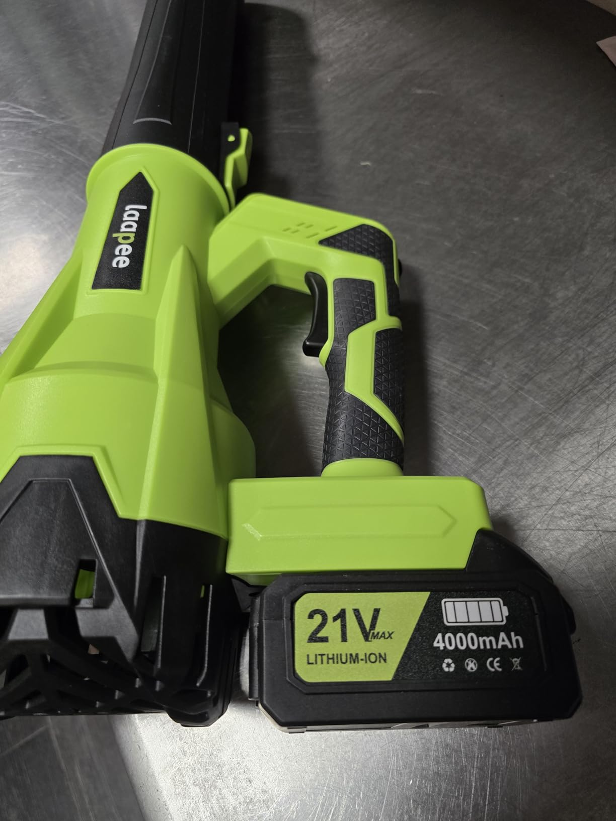 Leaf Blower Cordless 650CFM with 2x4.0Ah Battery Powered and Fast Charger customer photo 1