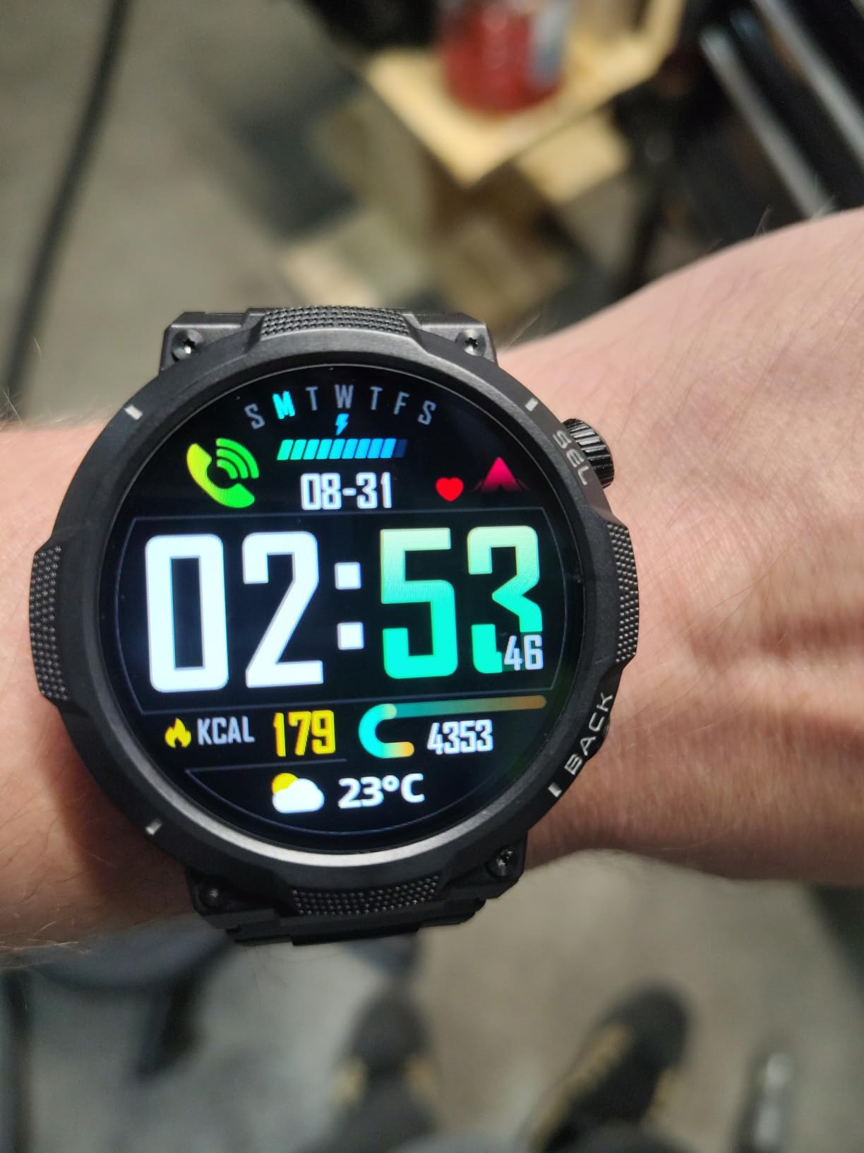 Smart Watch for Men (Answer/Make Calls), Rugged Men's Military Smartwatch customer photo 2