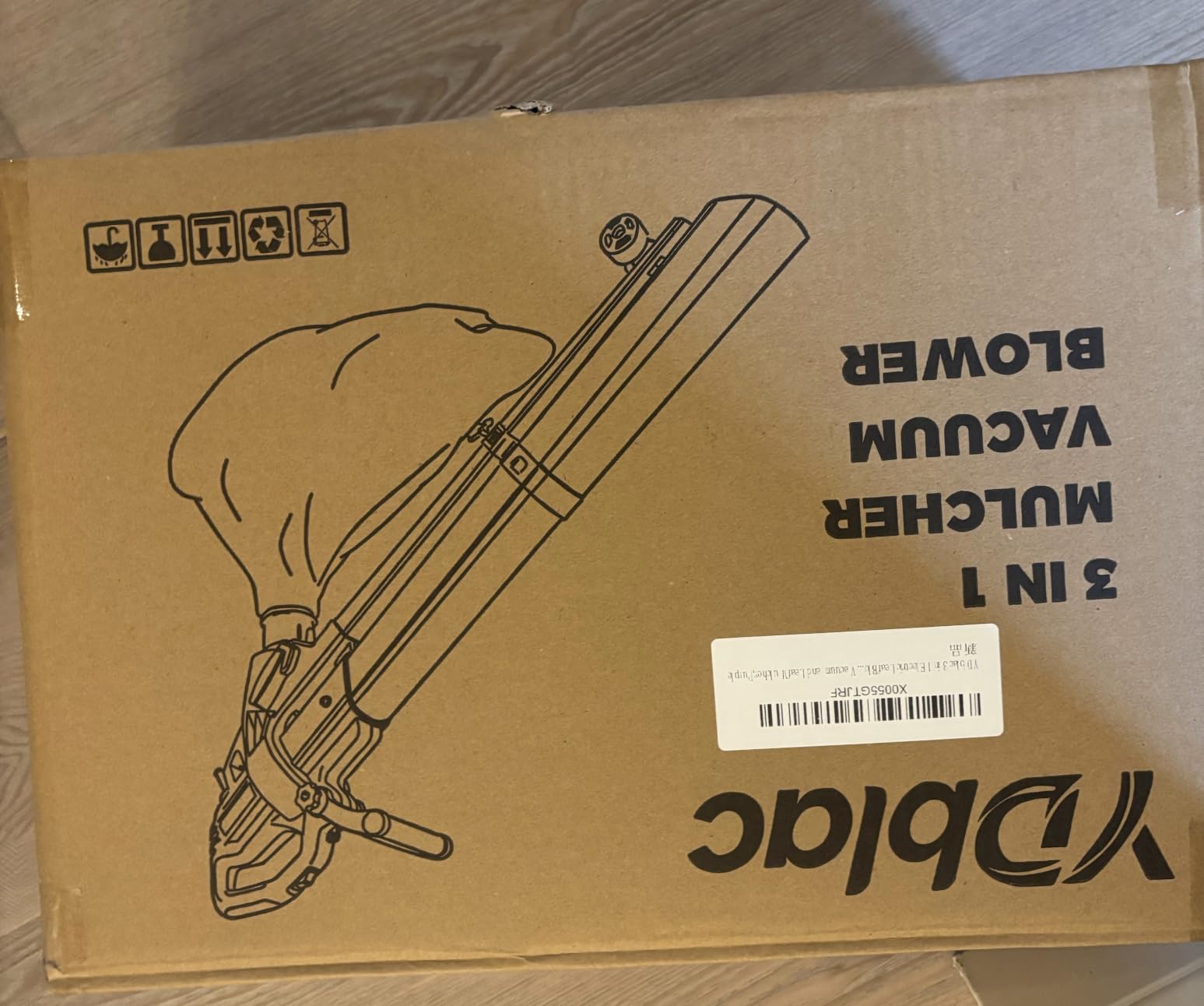 3-in-1 Corded Electric Leaf Blower Vacuum Mulcher customer photo 1