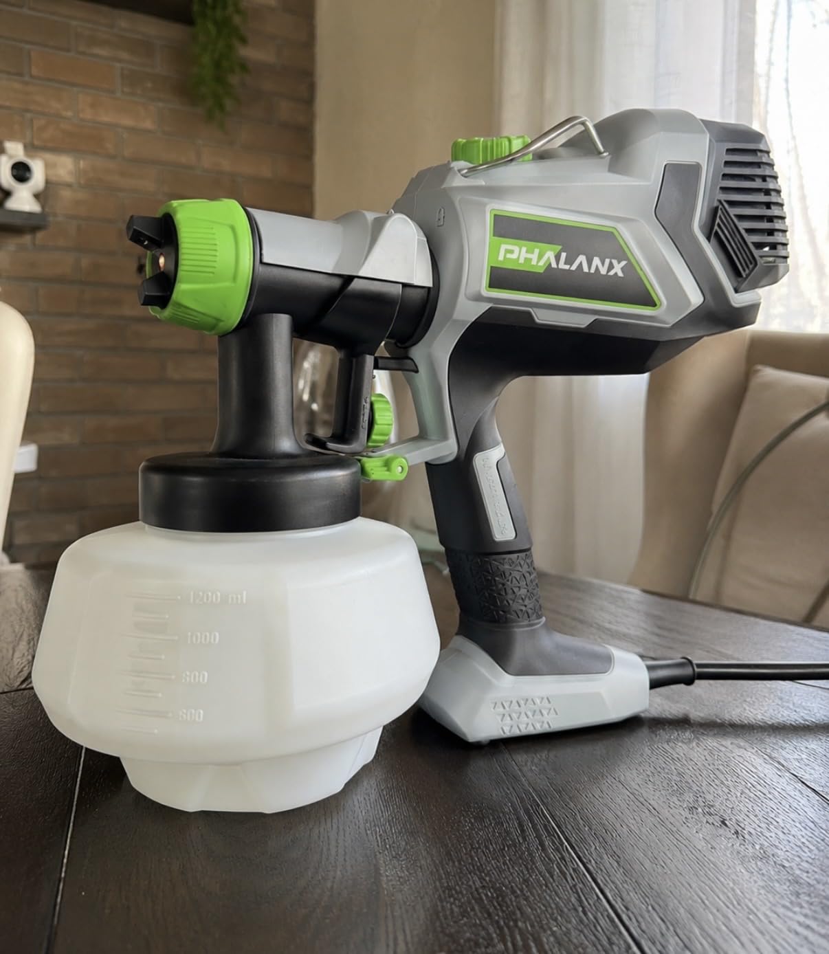 PHALANX Electric HVLP Paint Sprayer for House Cabinets Furniture Fences customer photo 2
