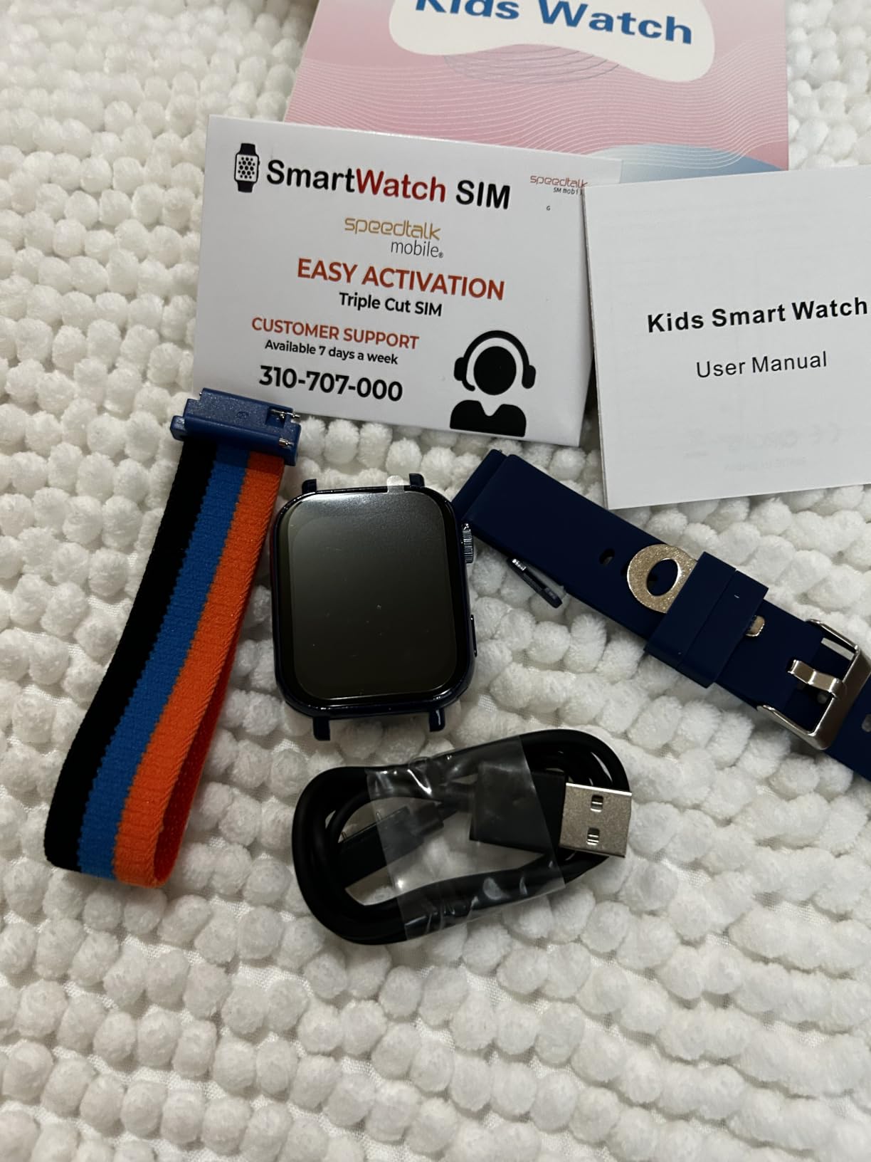 4G Kids Smart Watch for Boys Girls with GPS Tracker, SOS, Two Way Call Video Calling Voice Chat,School Mode, Alarm Clock,Safe Zones,Pedometer,Stopwatch,Games Children Smartwatch for 4-12 (4G Blac) customer photo 2
