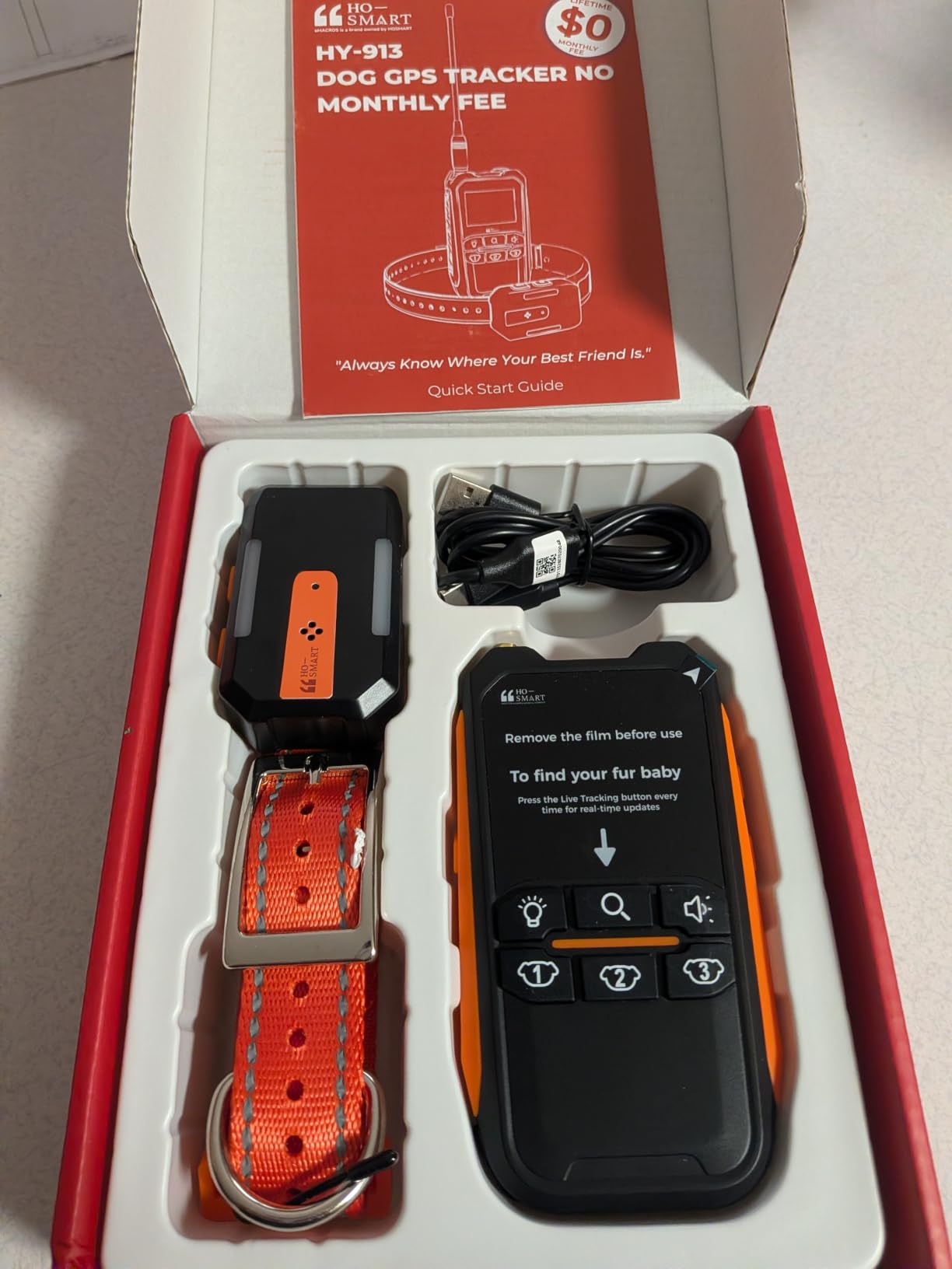 eMACROS Dog GPS Tracker No Subscription, Off-Grid, Up to 3 Mile Long Range customer photo 1