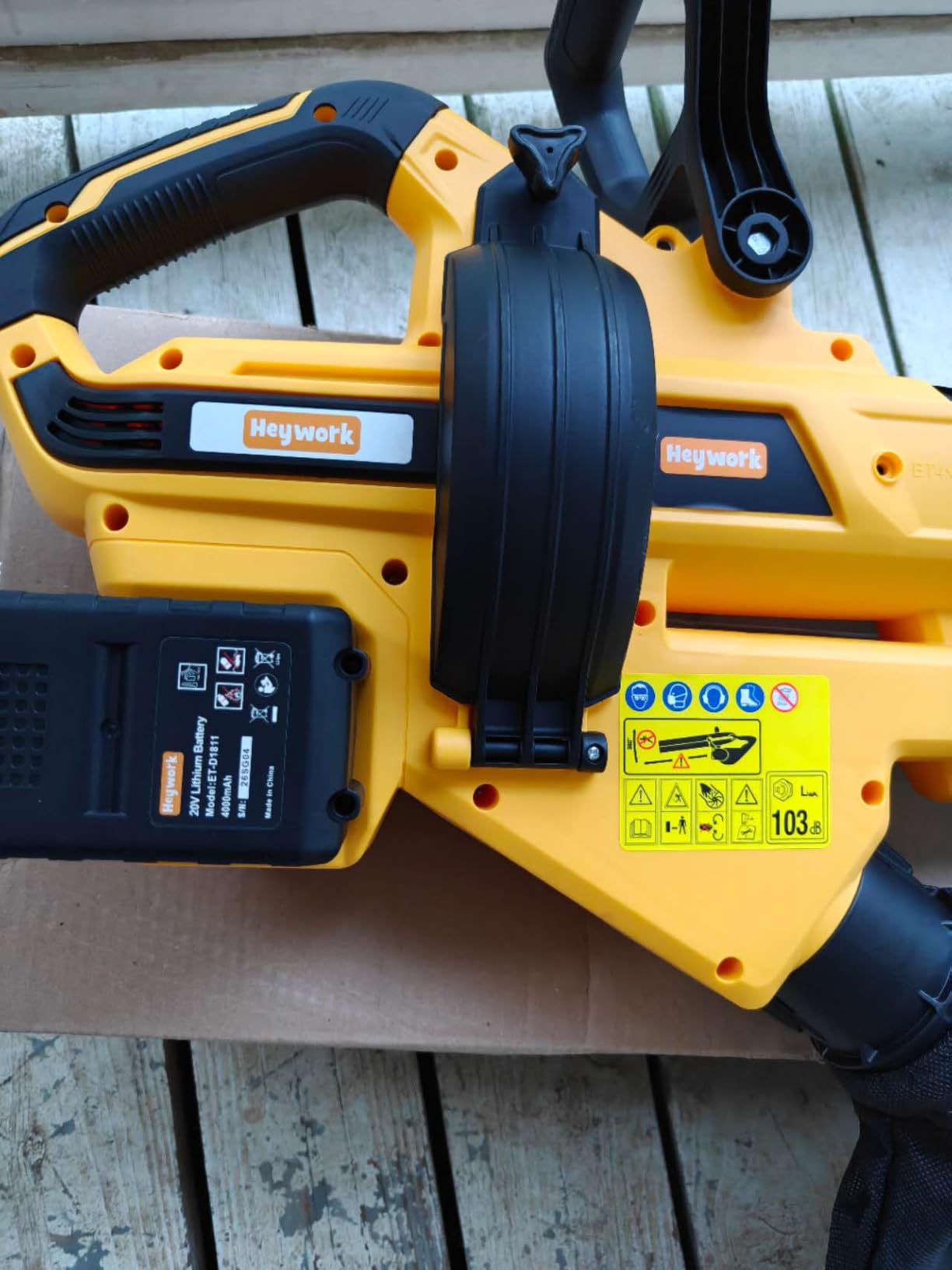 40V Yard Blower Vacuum, 6-Speed Leaf Mulcher customer photo 1