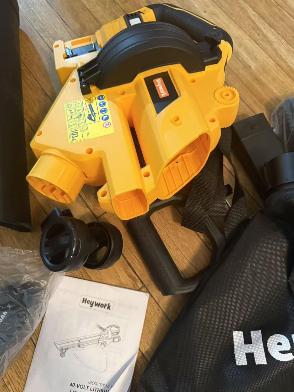40V Yard Blower Vacuum, 6-Speed Leaf Mulcher customer photo 2