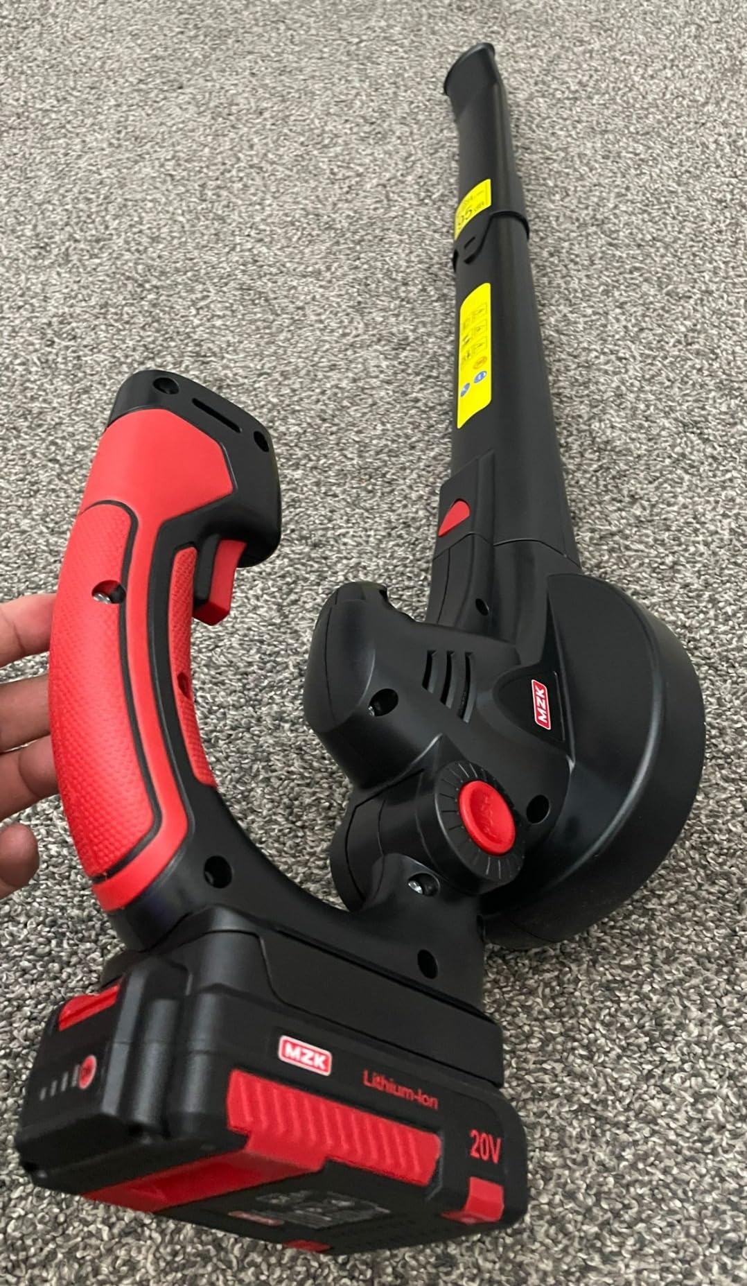 MZK 20V Cordless Leaf Blower, Lightweight Electric Blower customer photo 2