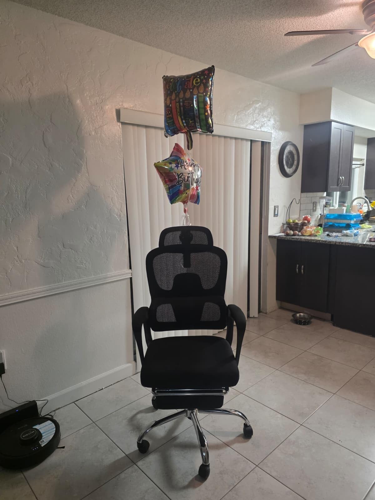 Ergonomic Office Chair with Footrest, 90-145° Reclining Mesh Desk Chair customer photo 1