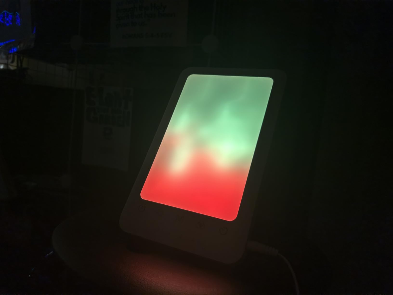 LASTAR 10000 Lux Full Spectrum Sun Lamp, UV-Free Natural Daylight Lamp for Home Office, 4 Color Temperatures (3000K-6500K), 5 Brightness Levels, 4 Timer Settings, Desk or Wall Mount Sunlight Lamp customer photo 2