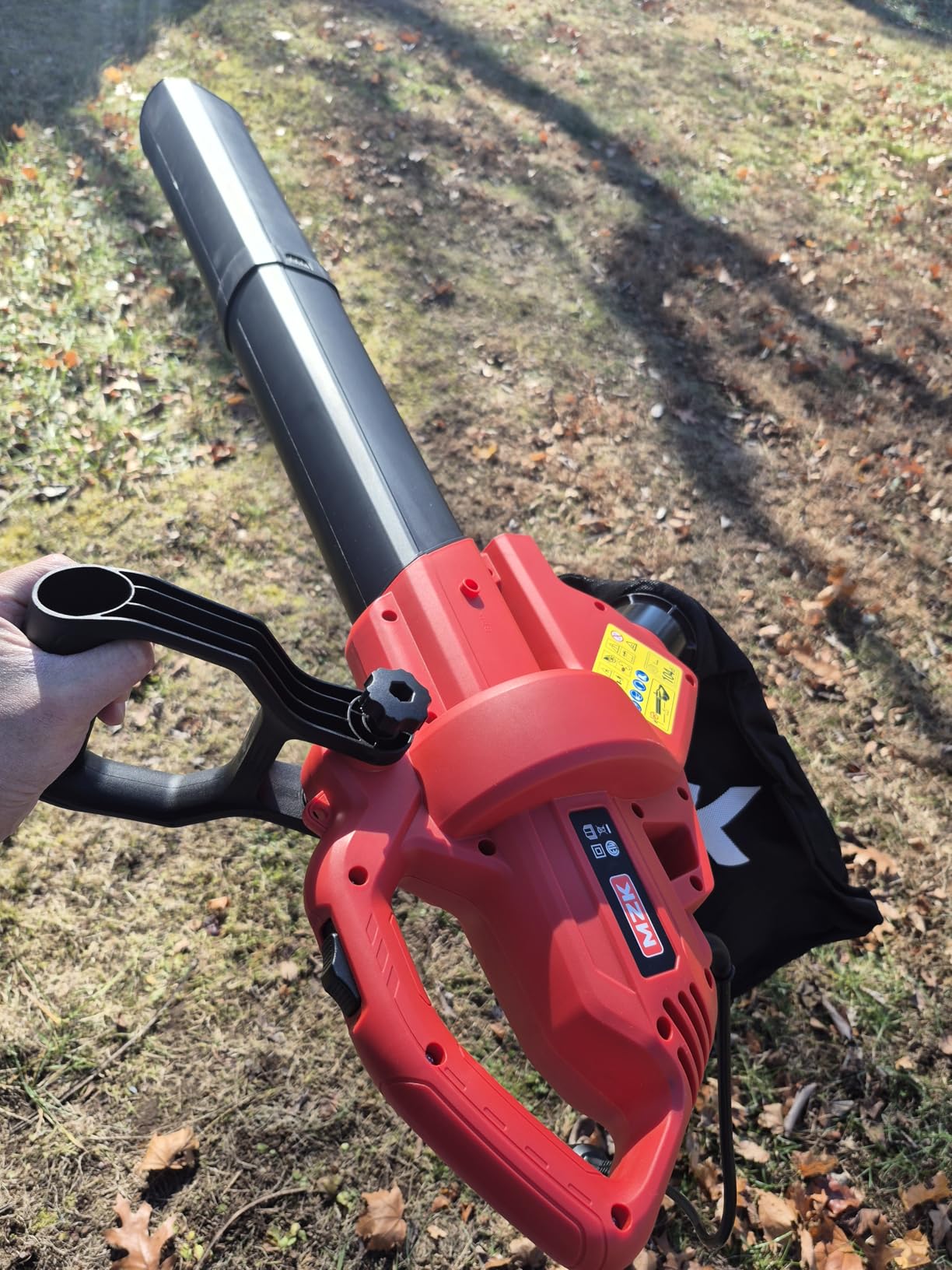 MZK 3-in-1 Electric Leaf Blower Vacuum Mulcher, Corded customer photo 2
