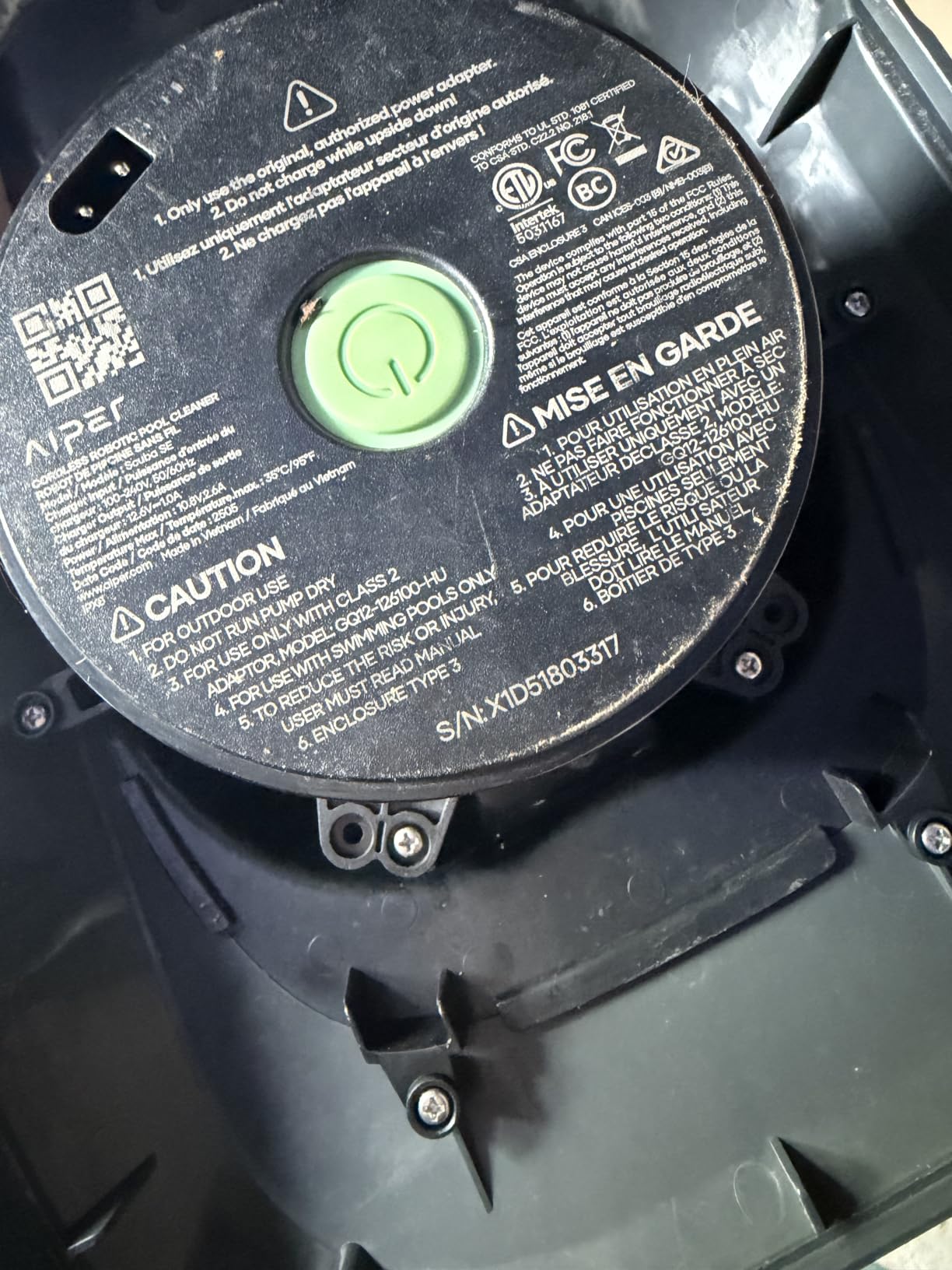 Aiper Scuba SE Automatic Robotic Pool Vacuum for Above Ground Pool customer photo 1