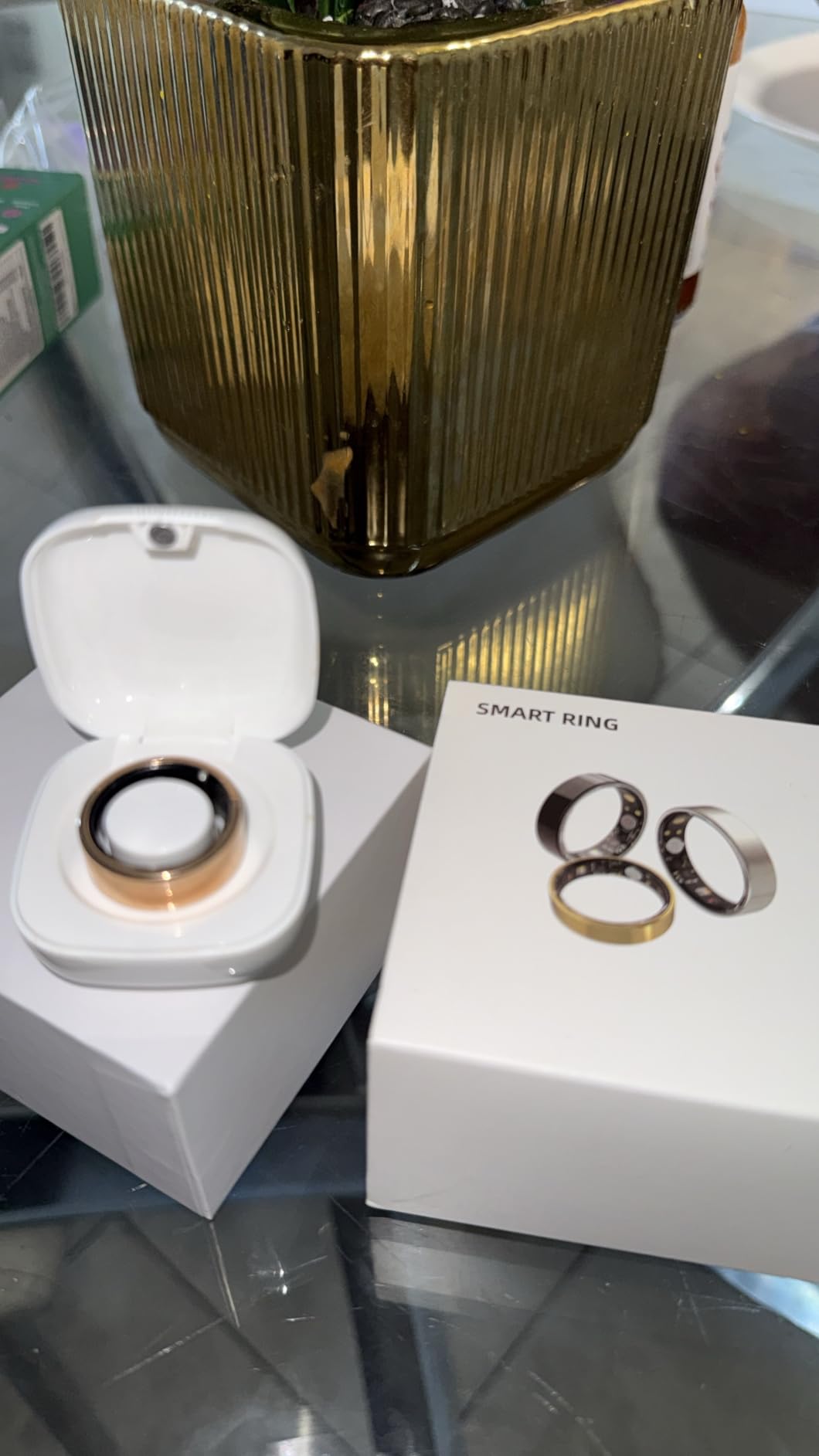 Smart Ring with Sleep Monitoring, Step Counting, Heart Rate, Blood Oxygen for iOS and Android, No Subscription Fee, IP68 Waterproof Health Tracker (Silver, 8) customer photo 1