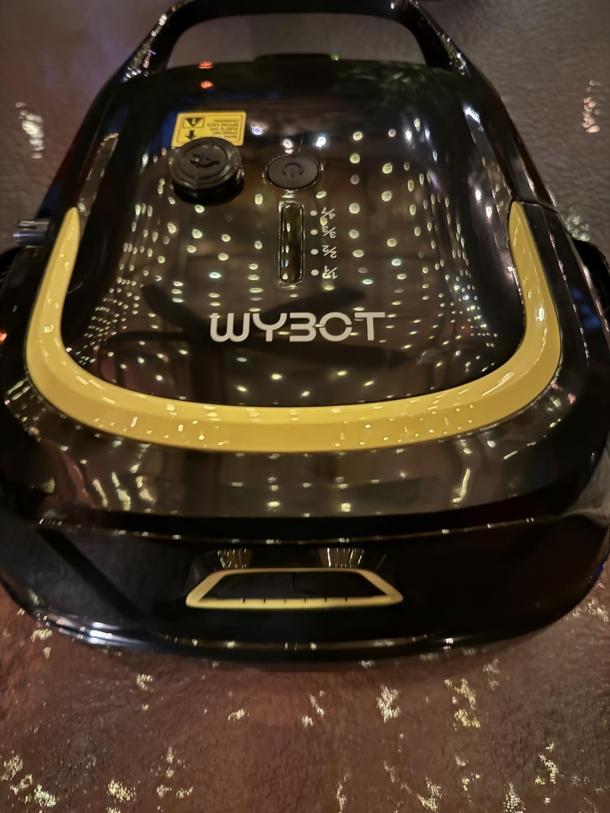 WYBOT A1 Cordless Pool Vacuum Robot for Above Ground Pool, Greyblue customer photo 1