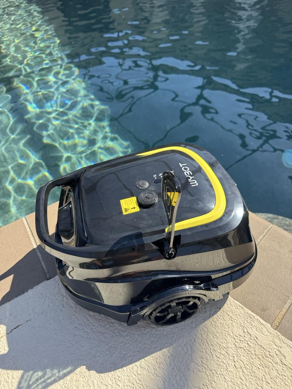 WYBOT A1 Cordless Pool Vacuum Robot for Above Ground Pool, Greyblue customer photo 2