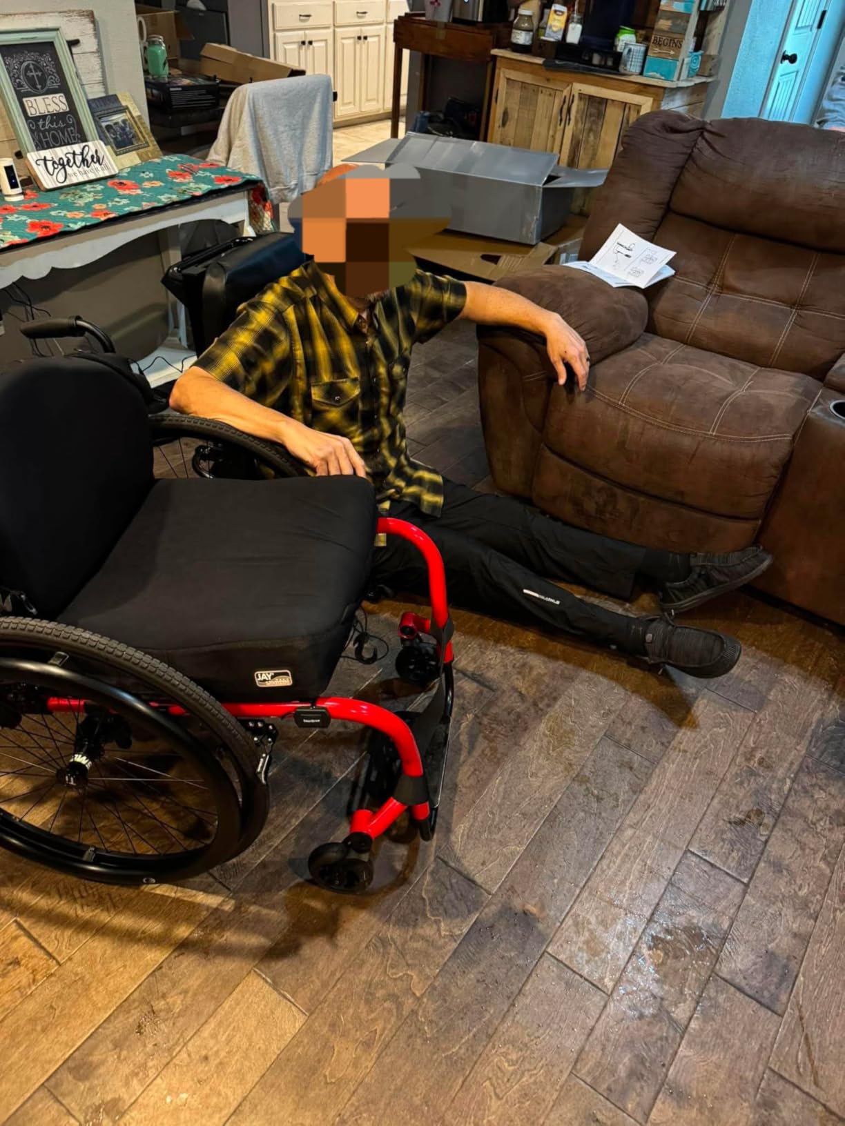 Electric Lift Chair, Lifts Elderly from Floor After a Fall, Steel Frame customer photo 2