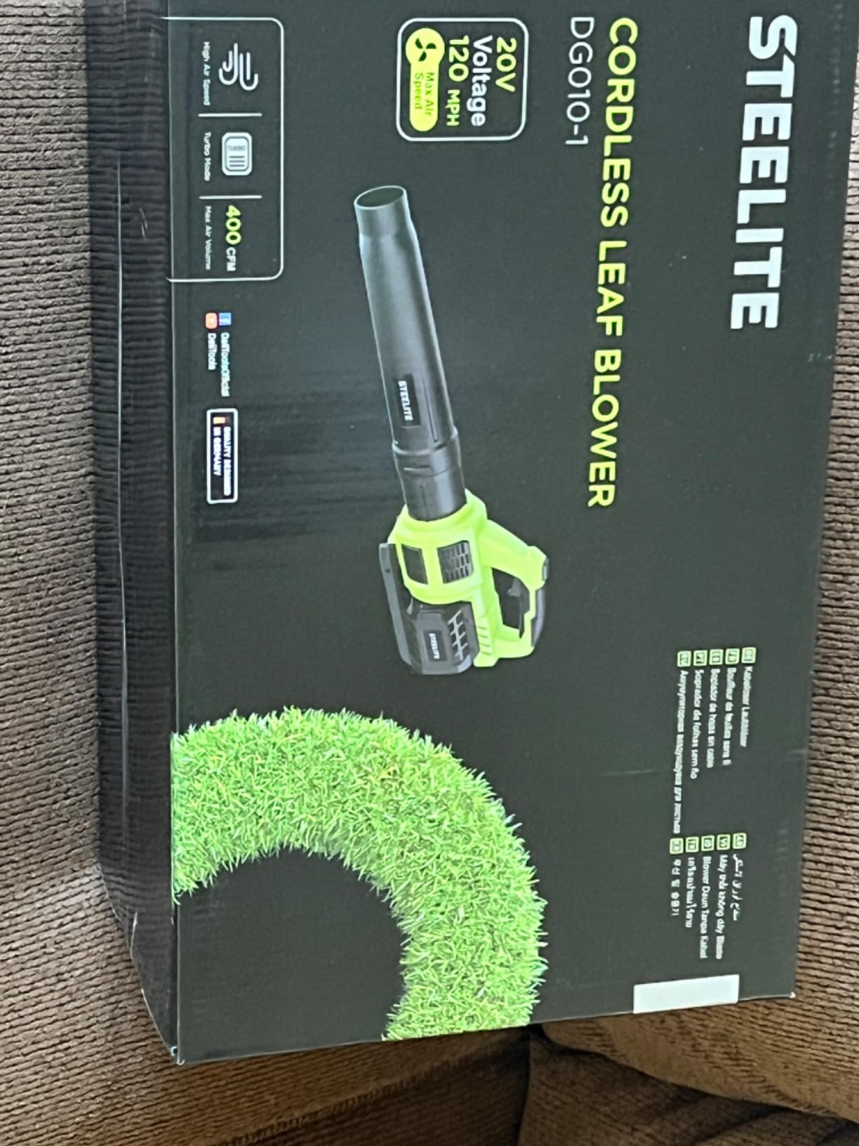 STEELITE 20V 13-Inch Cordless Electric Lawn Mower customer photo 2