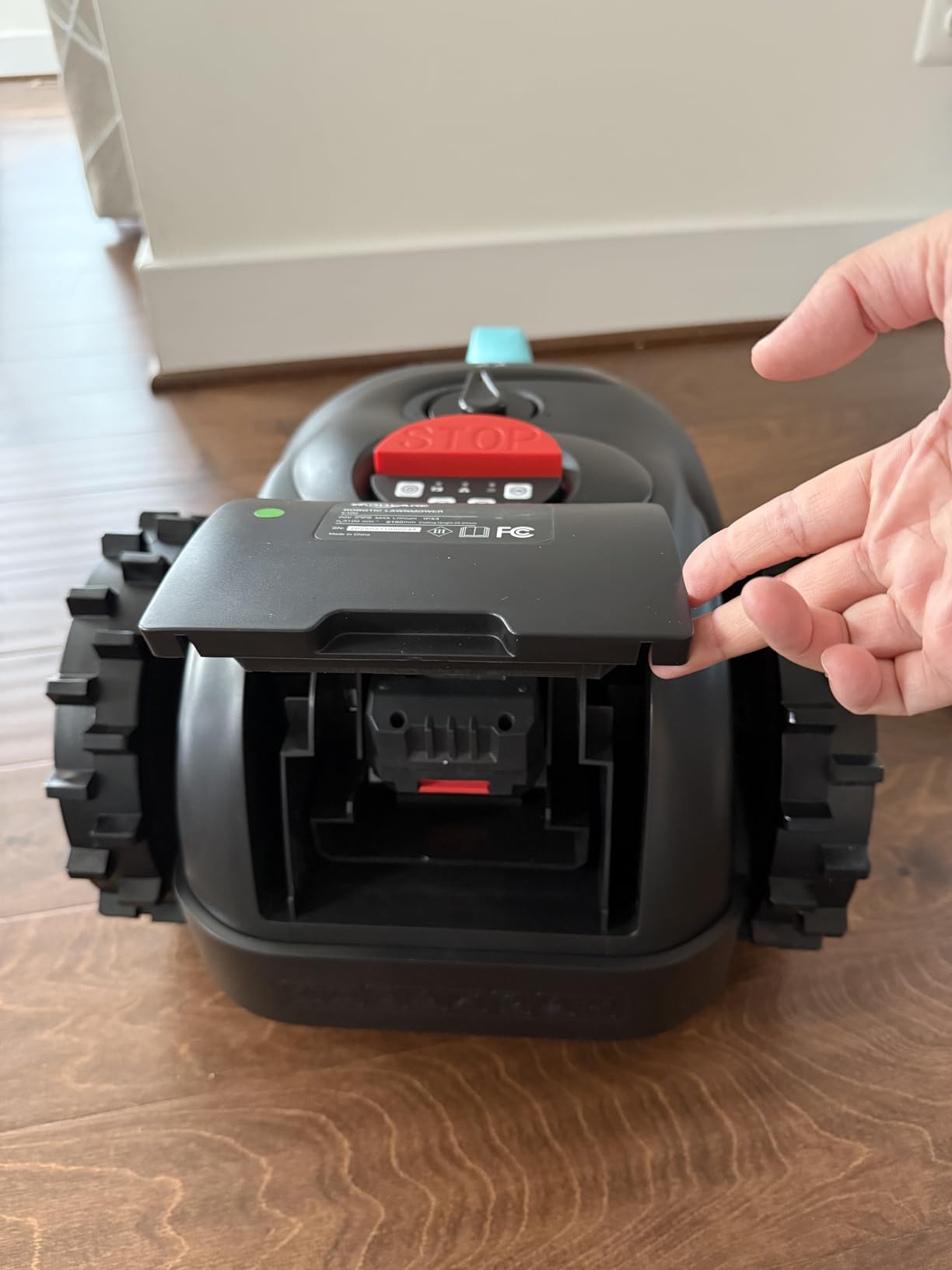 YARDCARE V100 Automatic Robot Lawn Mower HD Vision for Lawn Max 1600 sq ft customer photo 2