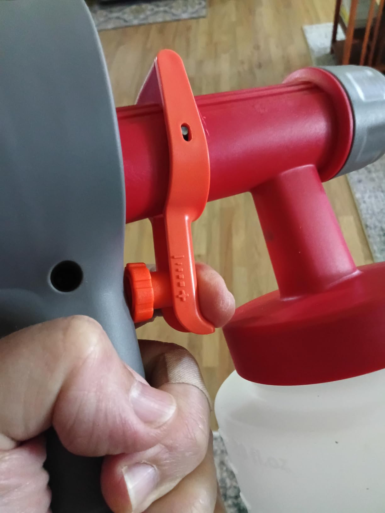Tilswall Paint Sprayer, Shark 600 Ultra-Light HVLP Electric Spray Paint Gun customer photo 1