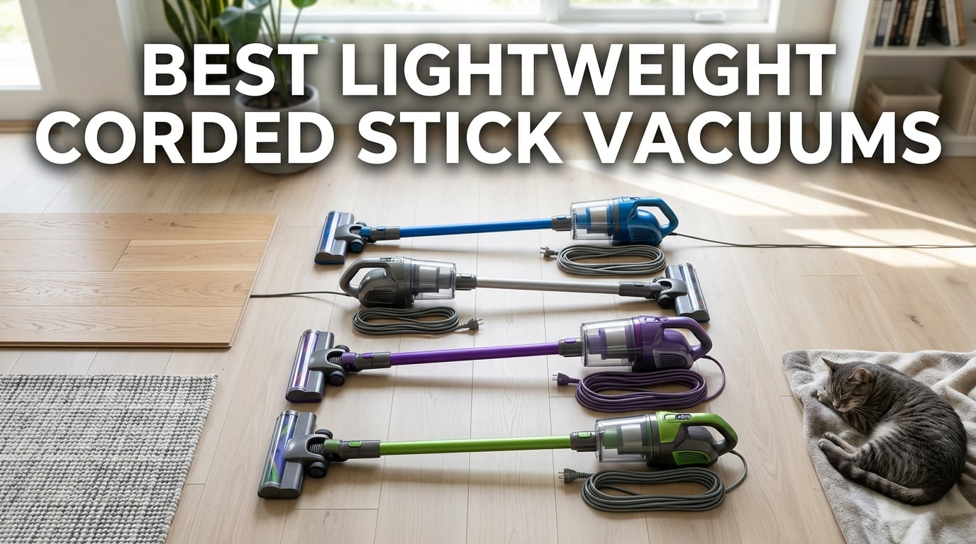 best lightweight corded stick vacuums