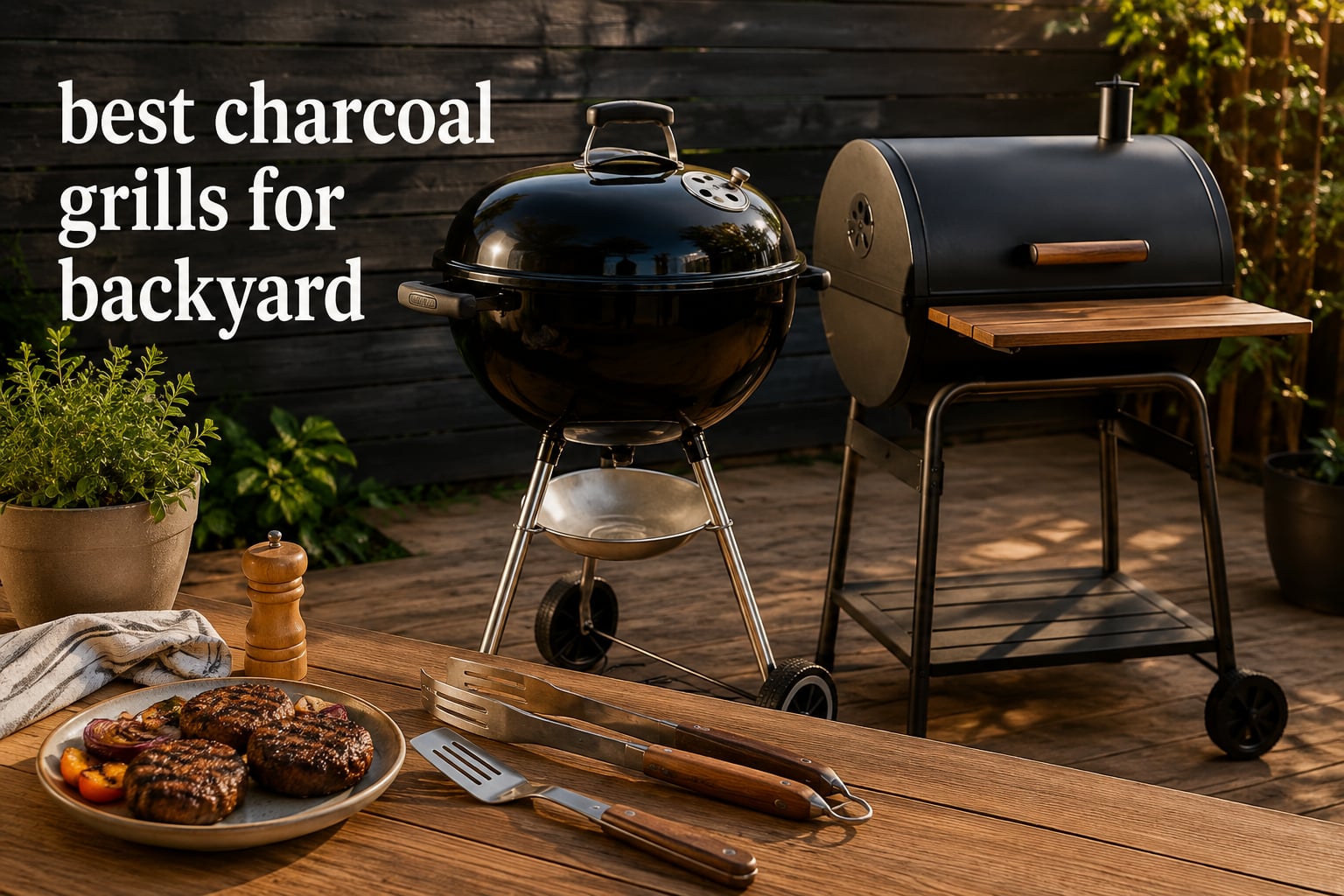 best charcoal grills for backyard