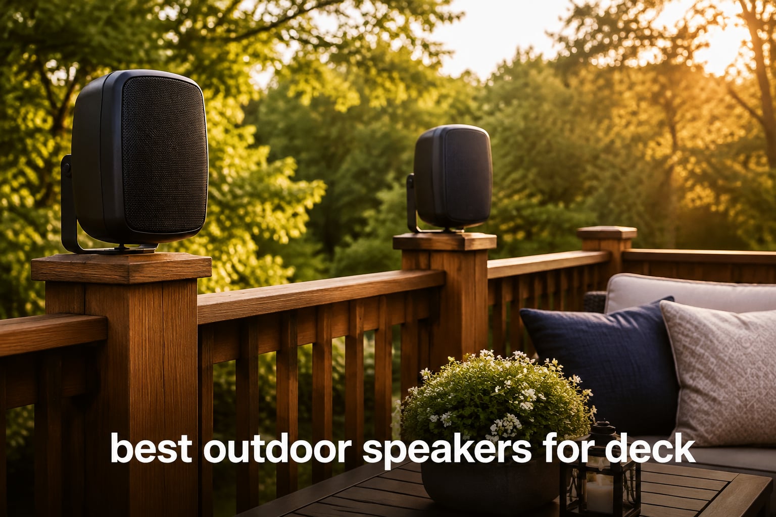 best outdoor speakers for deck