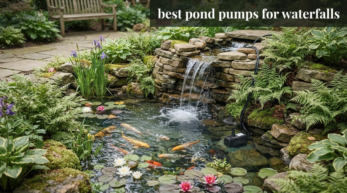 best pond pumps for waterfalls