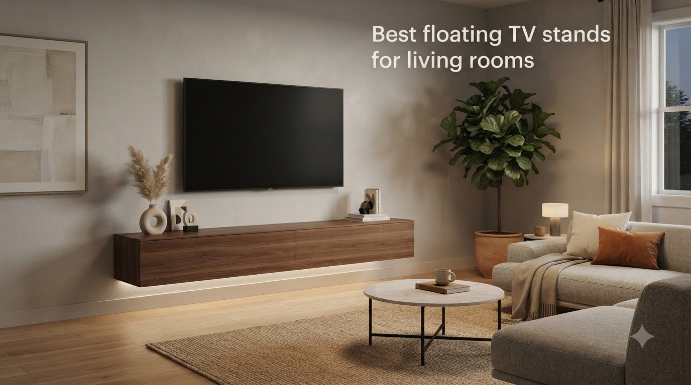 Best floating TV stands for living rooms