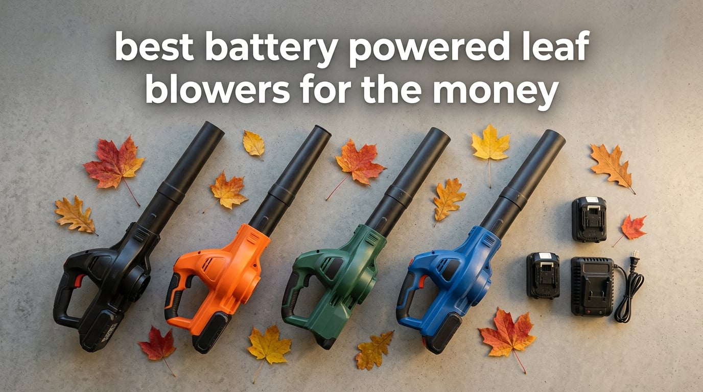 best battery powered leaf blowers for the money