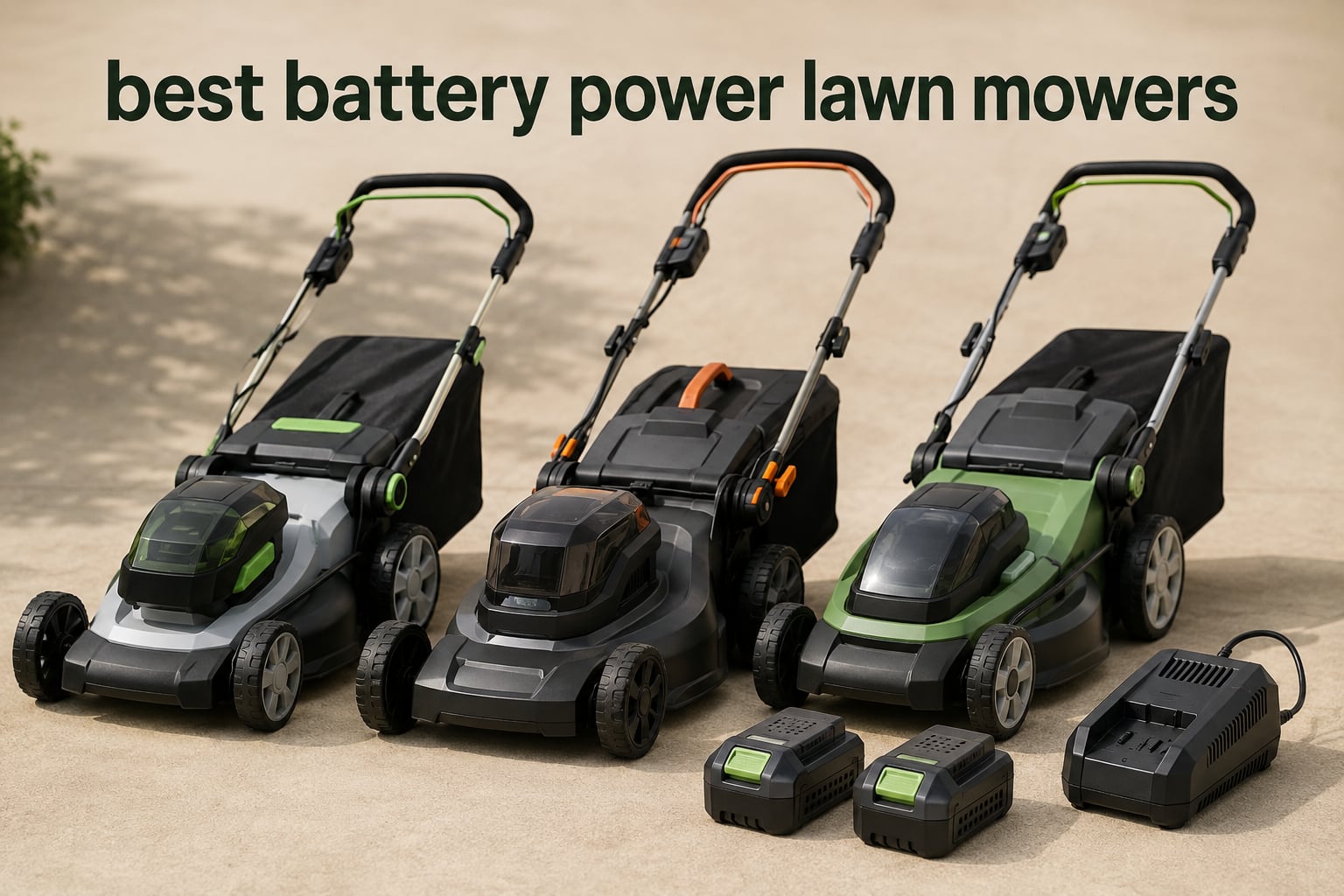 best battery power lawn mowers