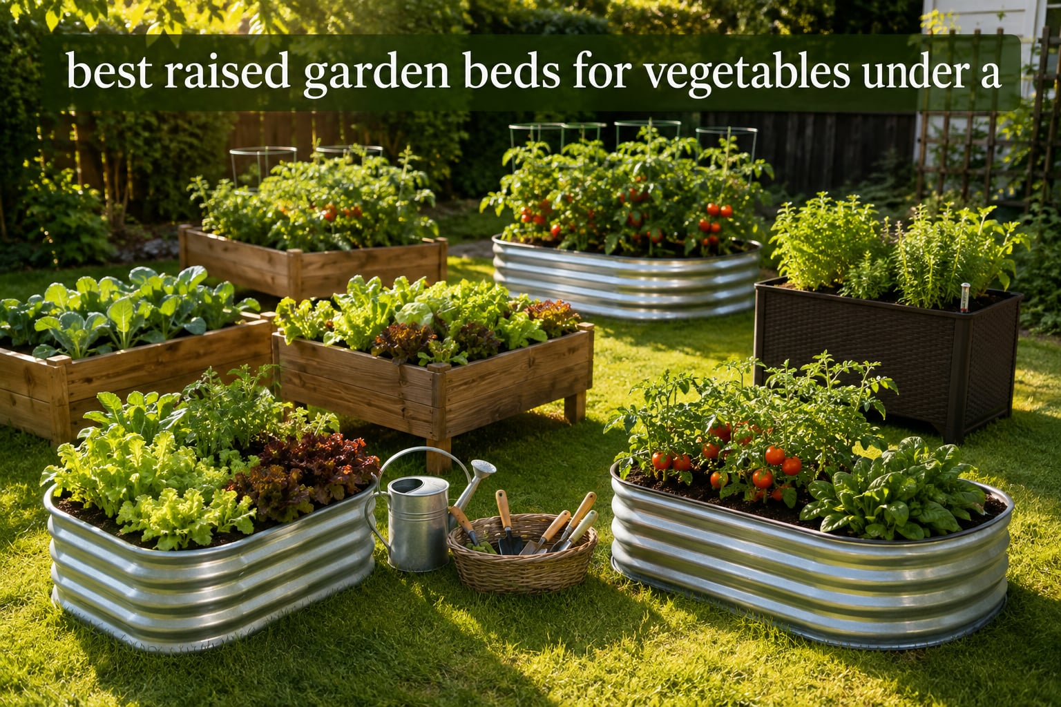 best raised garden beds for vegetables under a