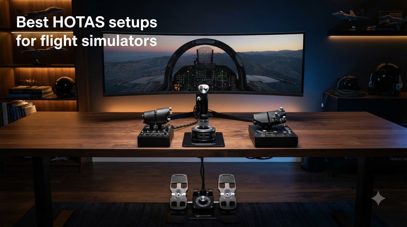 Best HOTAS setups for flight simulators