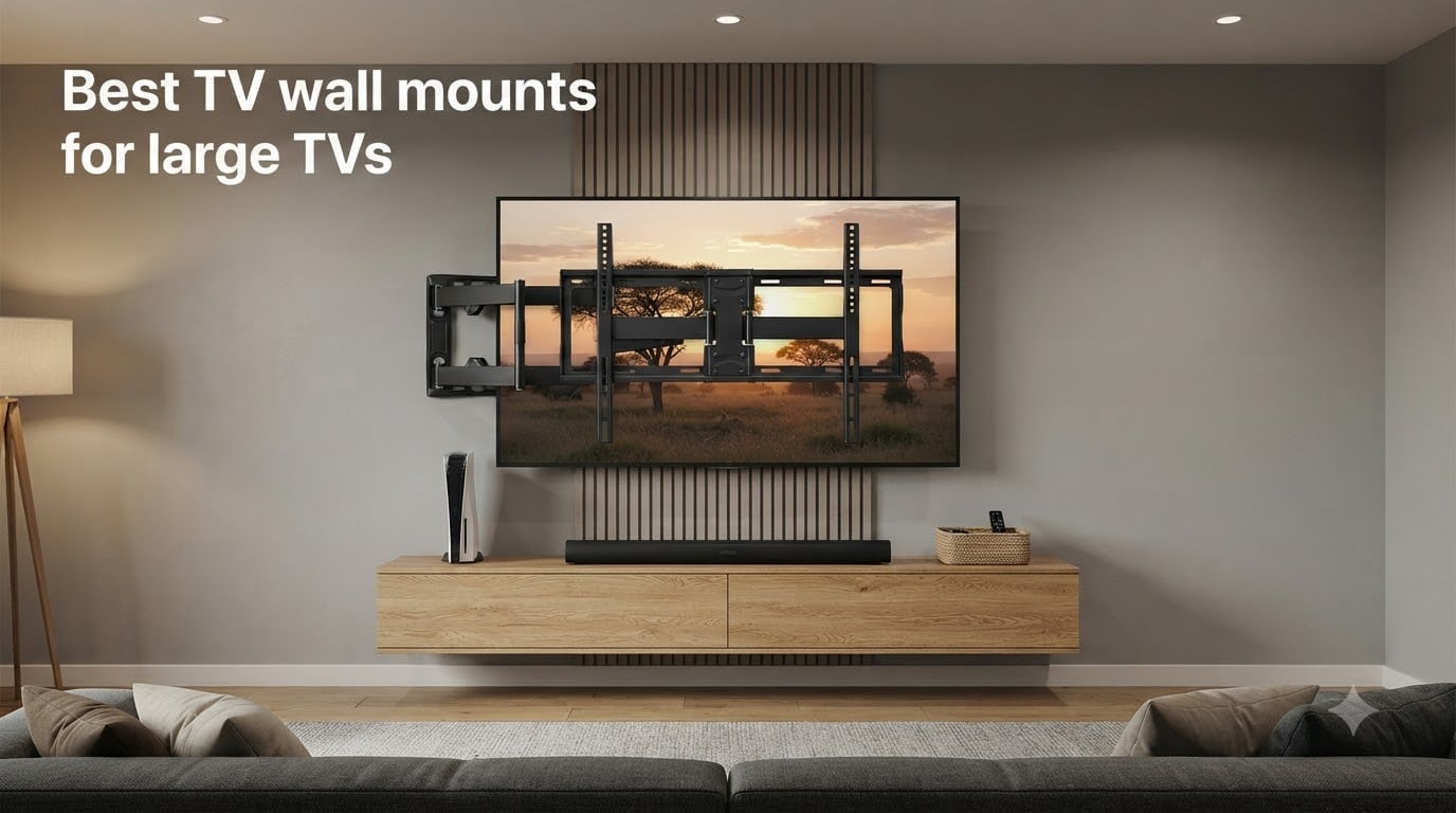 Best TV wall mounts for large TVs