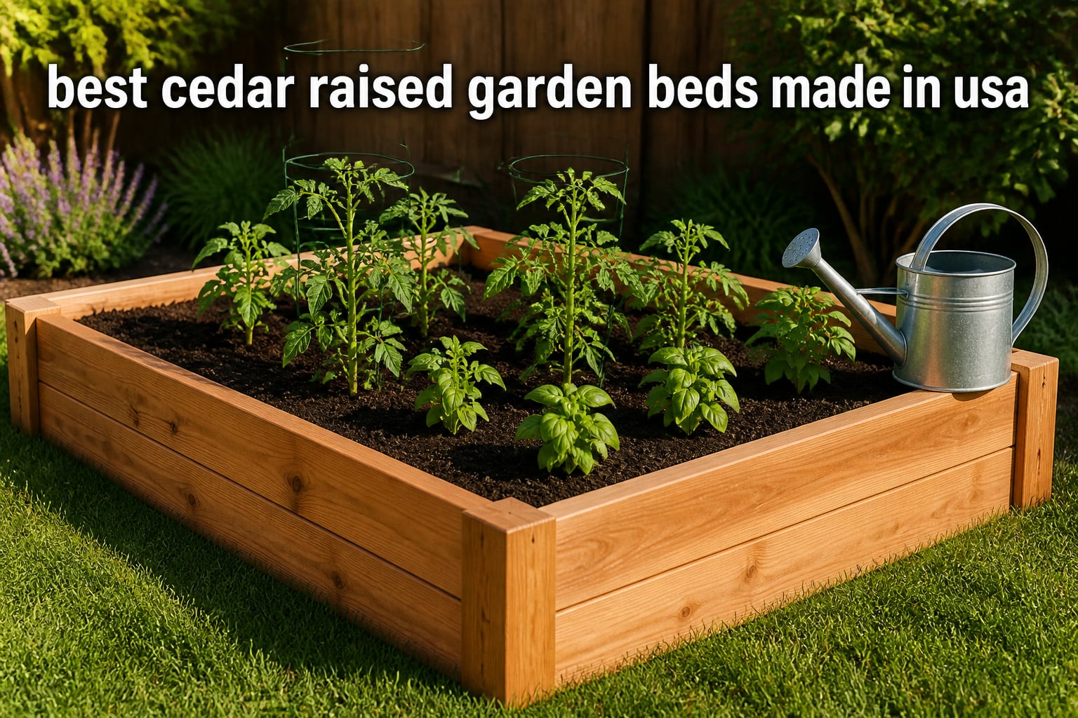 best cedar raised garden beds made in usa