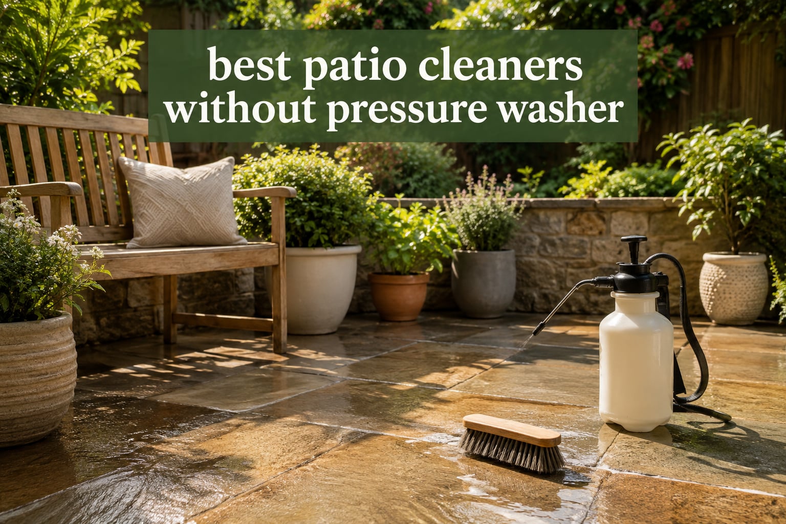 best patio cleaners without pressure washer