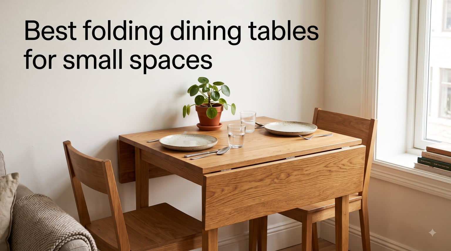 Best folding dining tables for small spaces