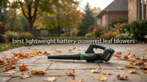 best lightweight battery powered leaf blowers