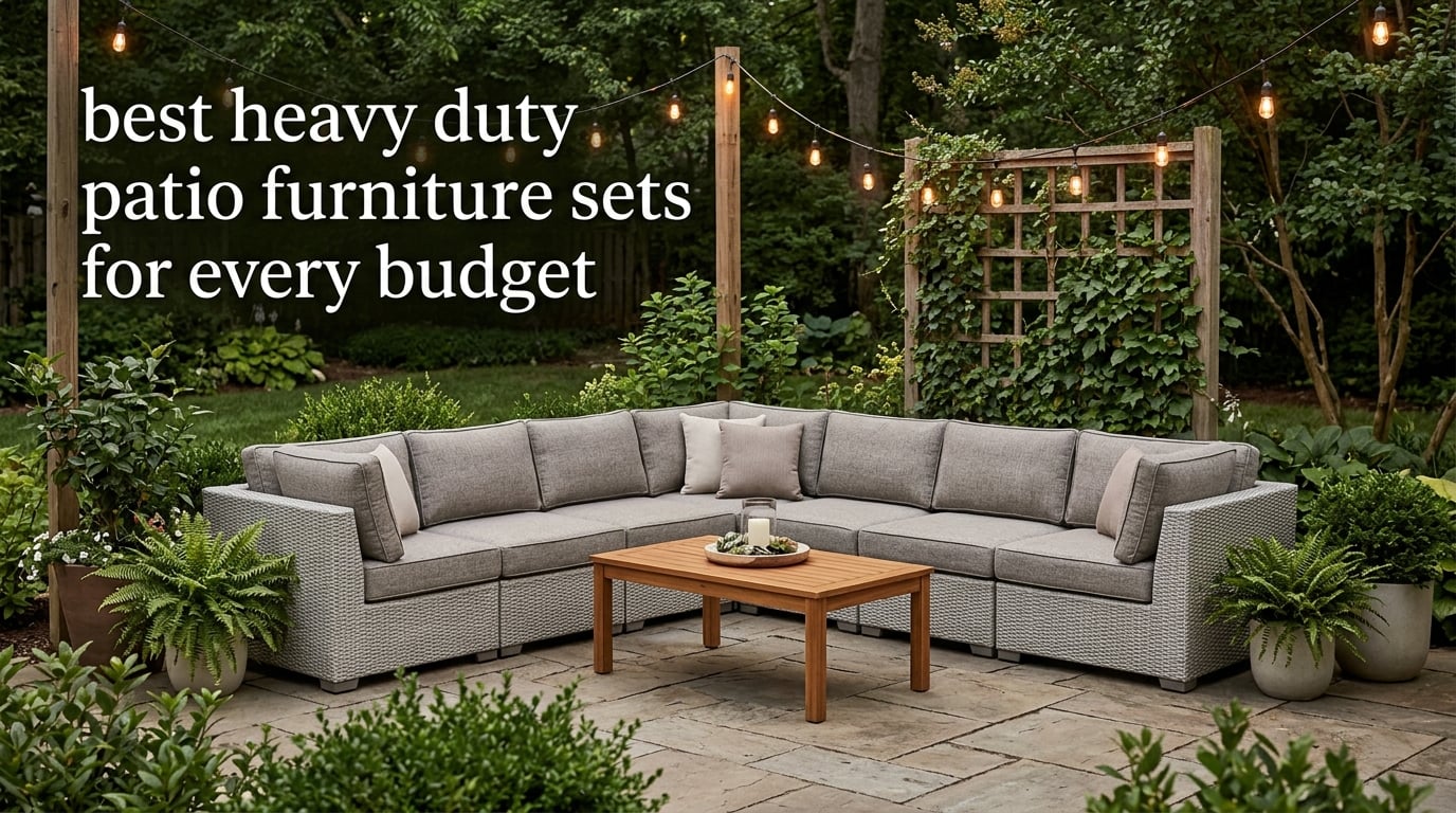 best heavy duty patio furniture sets for every budget
