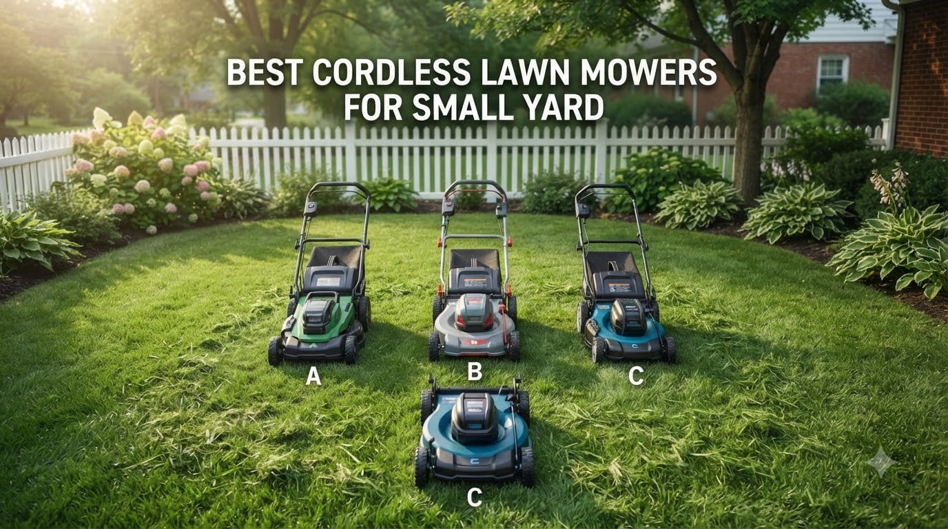 best cordless lawn mowers for small yard