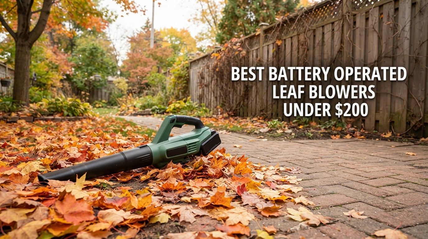 best battery operated leaf blowers under $200