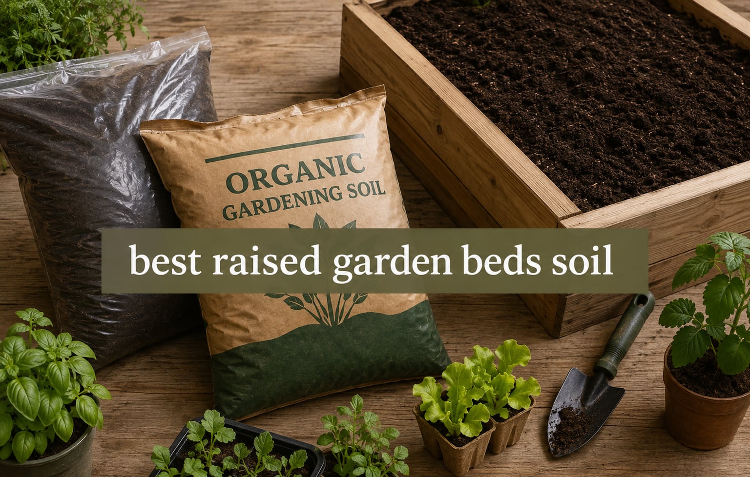 best raised garden beds soil