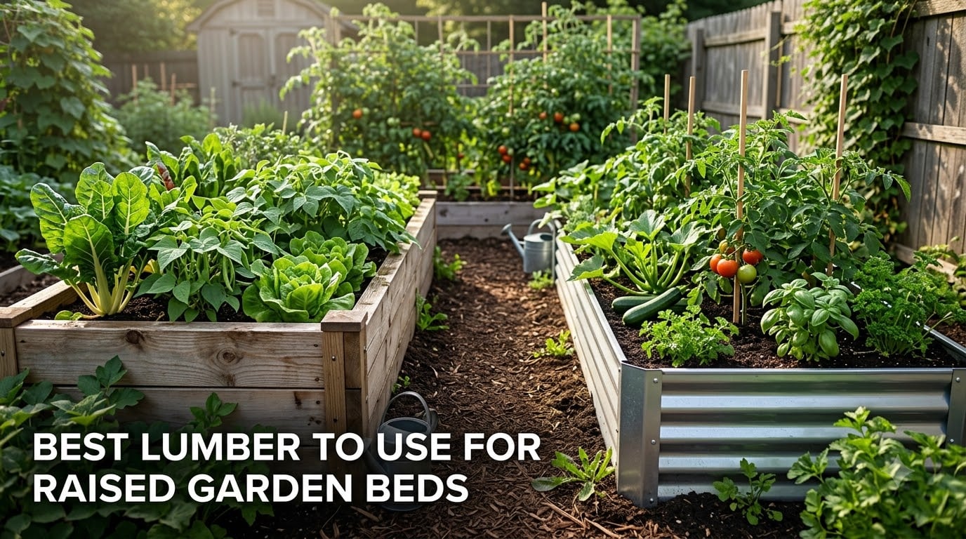 best lumber to use for raised garden beds